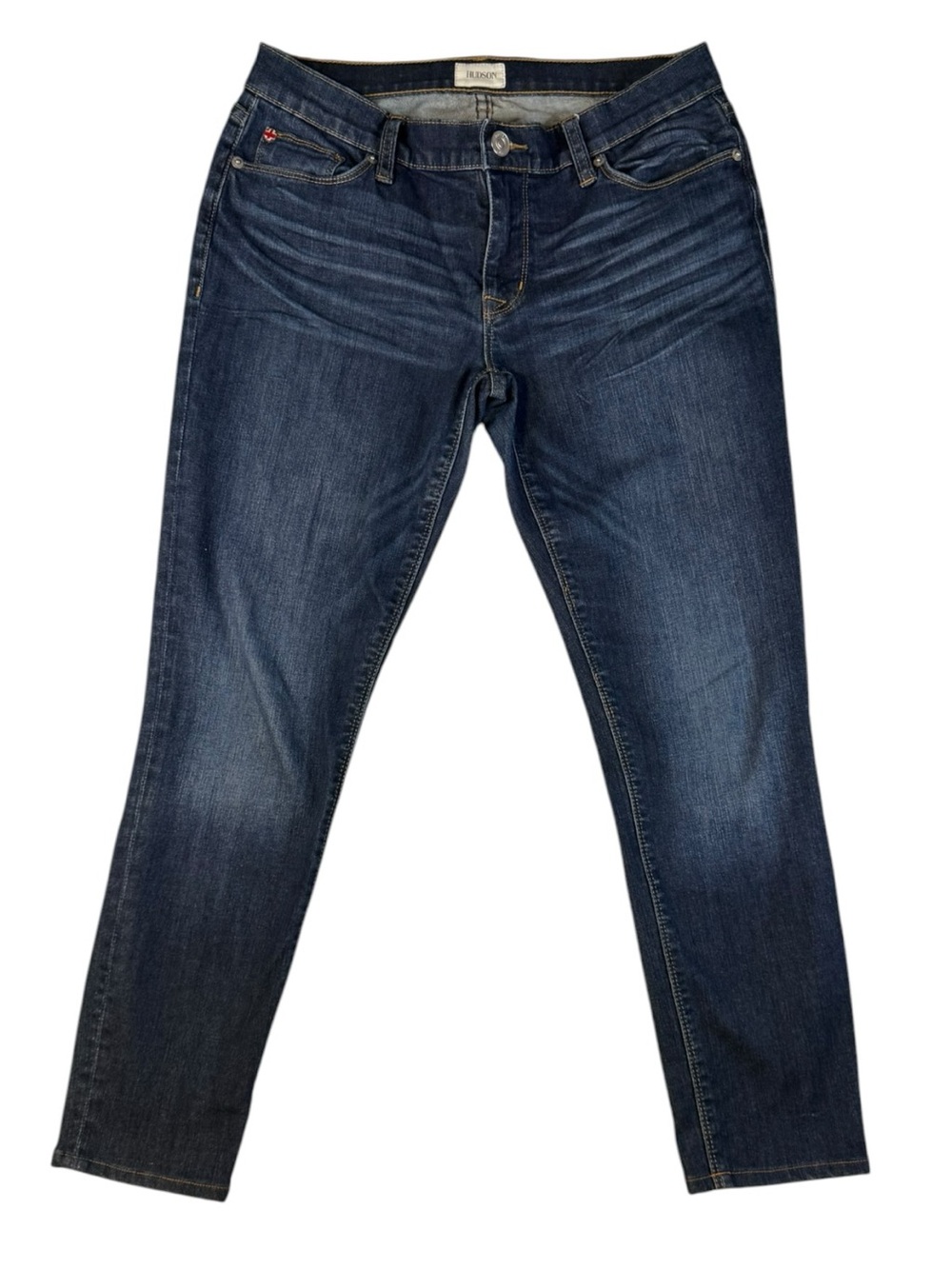 Hudson Krista Super Skinny Jeans Womens 28 Dark Wash Stretch Denim Mid Rise